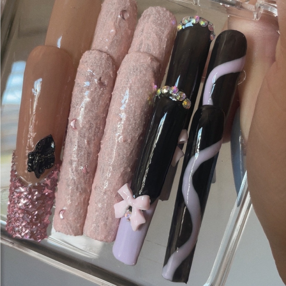 Long Square Nails
